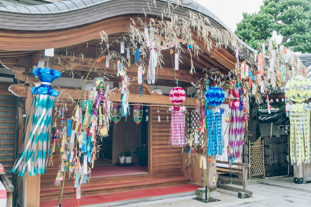 中山寺総持院の七夕祭りの様子4